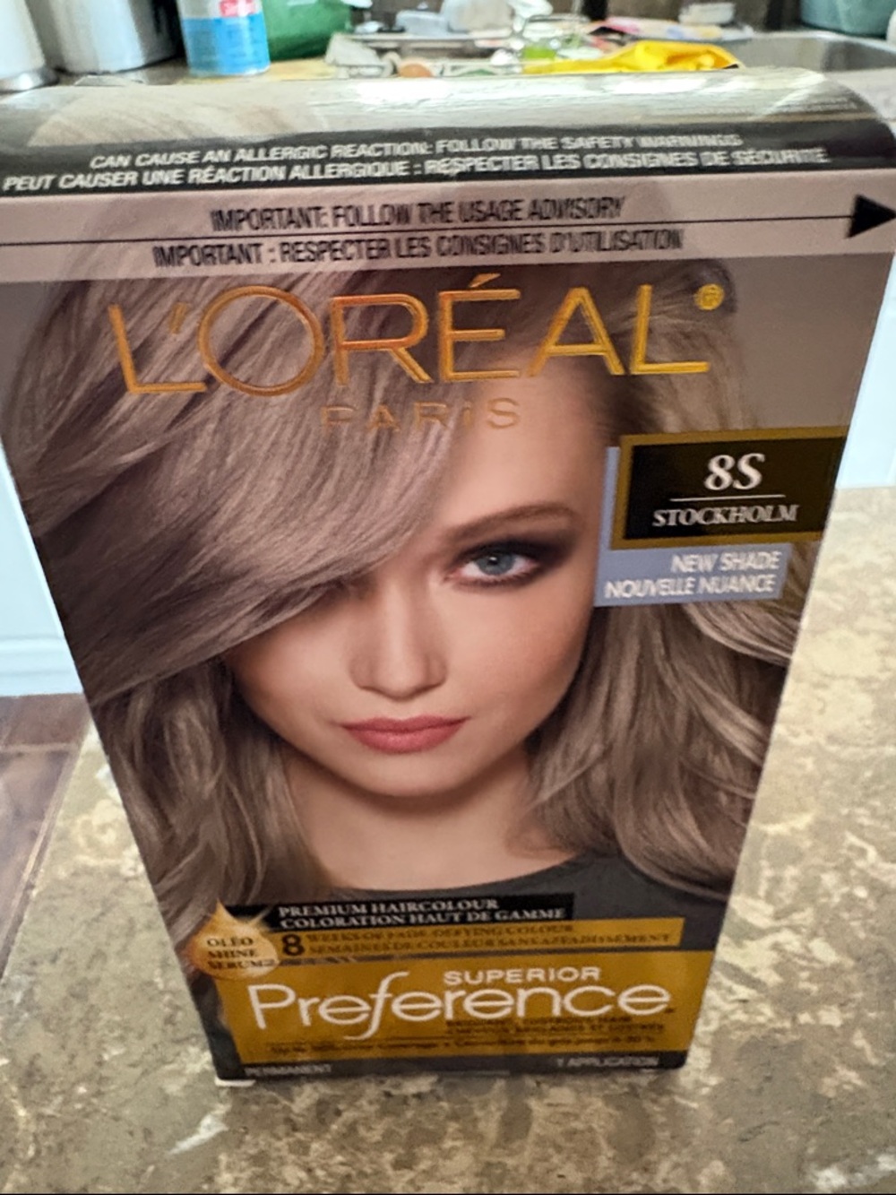 L'Oreal Superior Preference 8S Stockholm Ash Blonde Hair Color